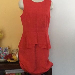 Forever 21 Essentials orange dress Size L